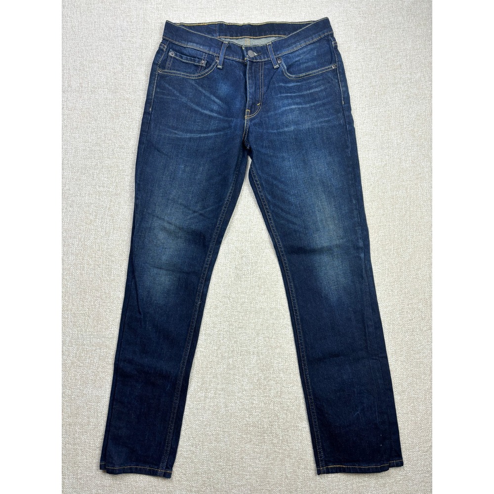 Levis 511 Slim Fit Jeans Mens 31x30 Dark Wash Blue Denim BB-596